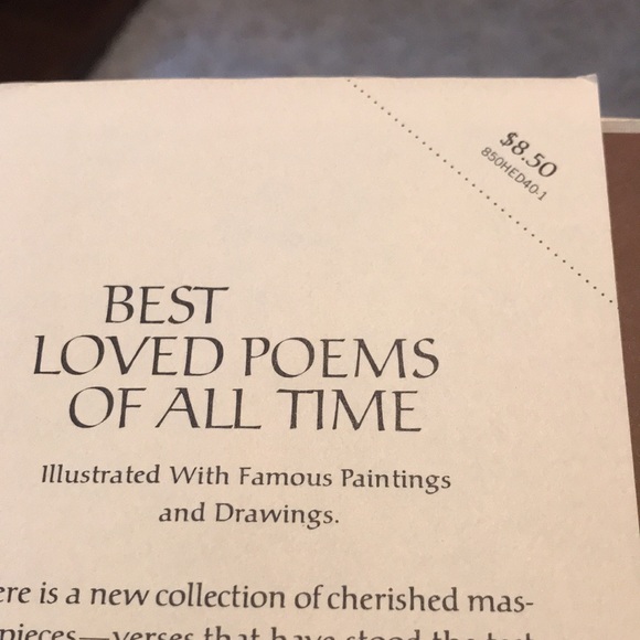 Vintage Hallmark Crown Edition poetry book in original box 1971 - Picture 4 of 15